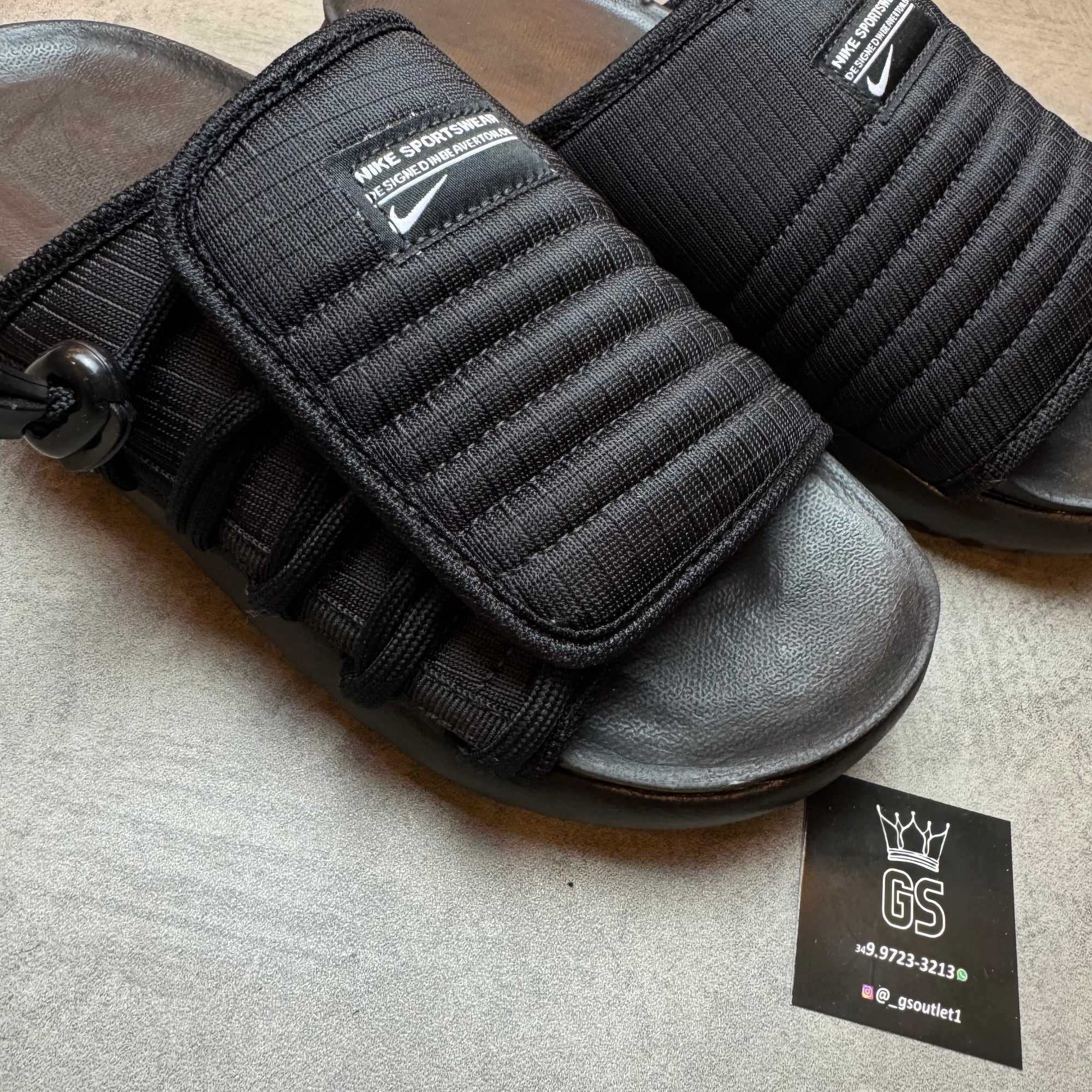 Chinelo Slider NK Asuna 2.0 Preto
