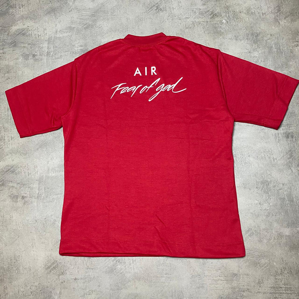 Camiseta Oversized NK Fear Of God NBA Vermelha