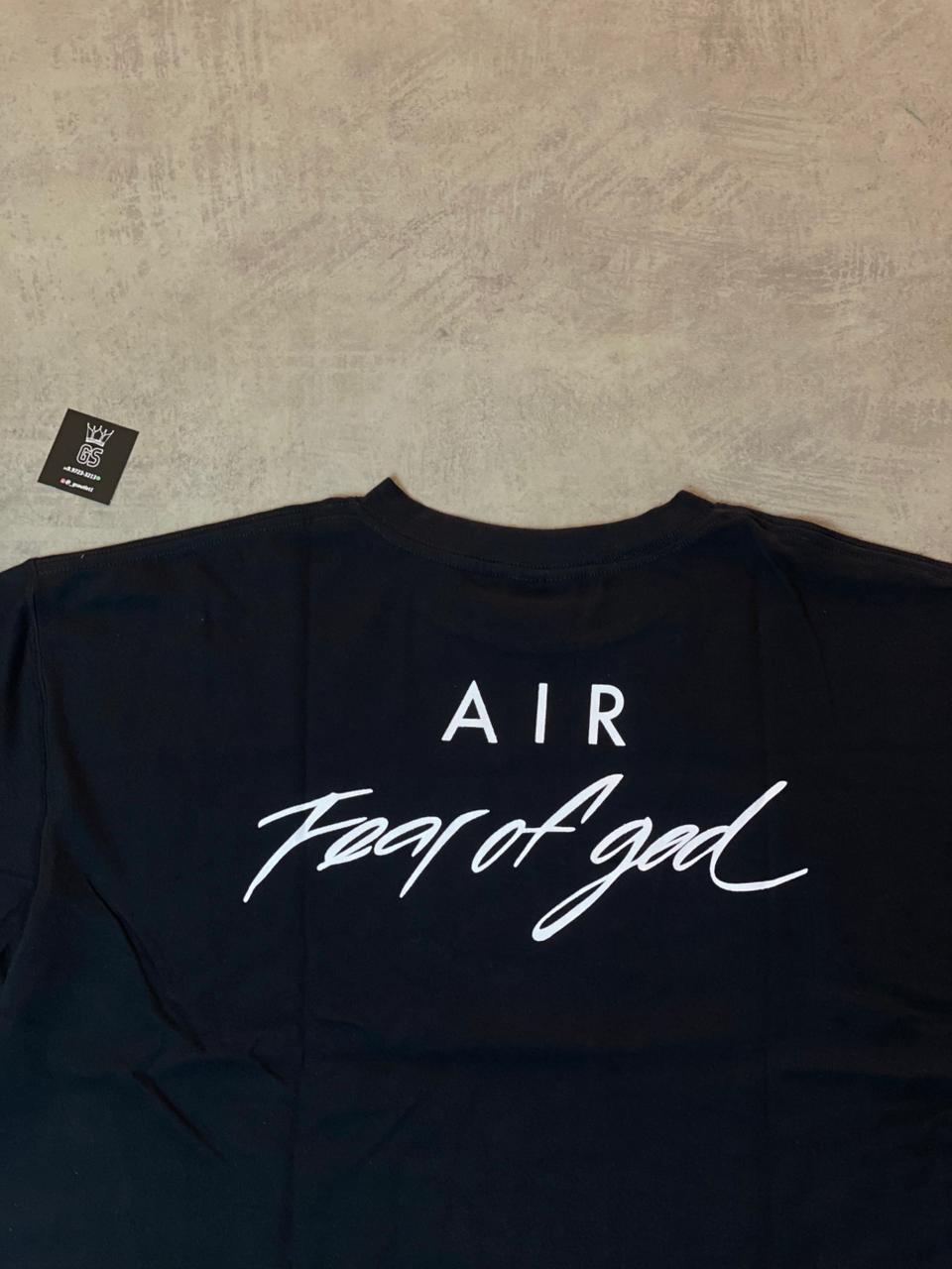 Camiseta Oversized NK Fear Of God NBA Preta